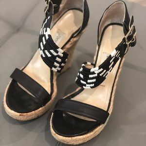 Jimmy Choo Espadrilles. Size 37. Run large.